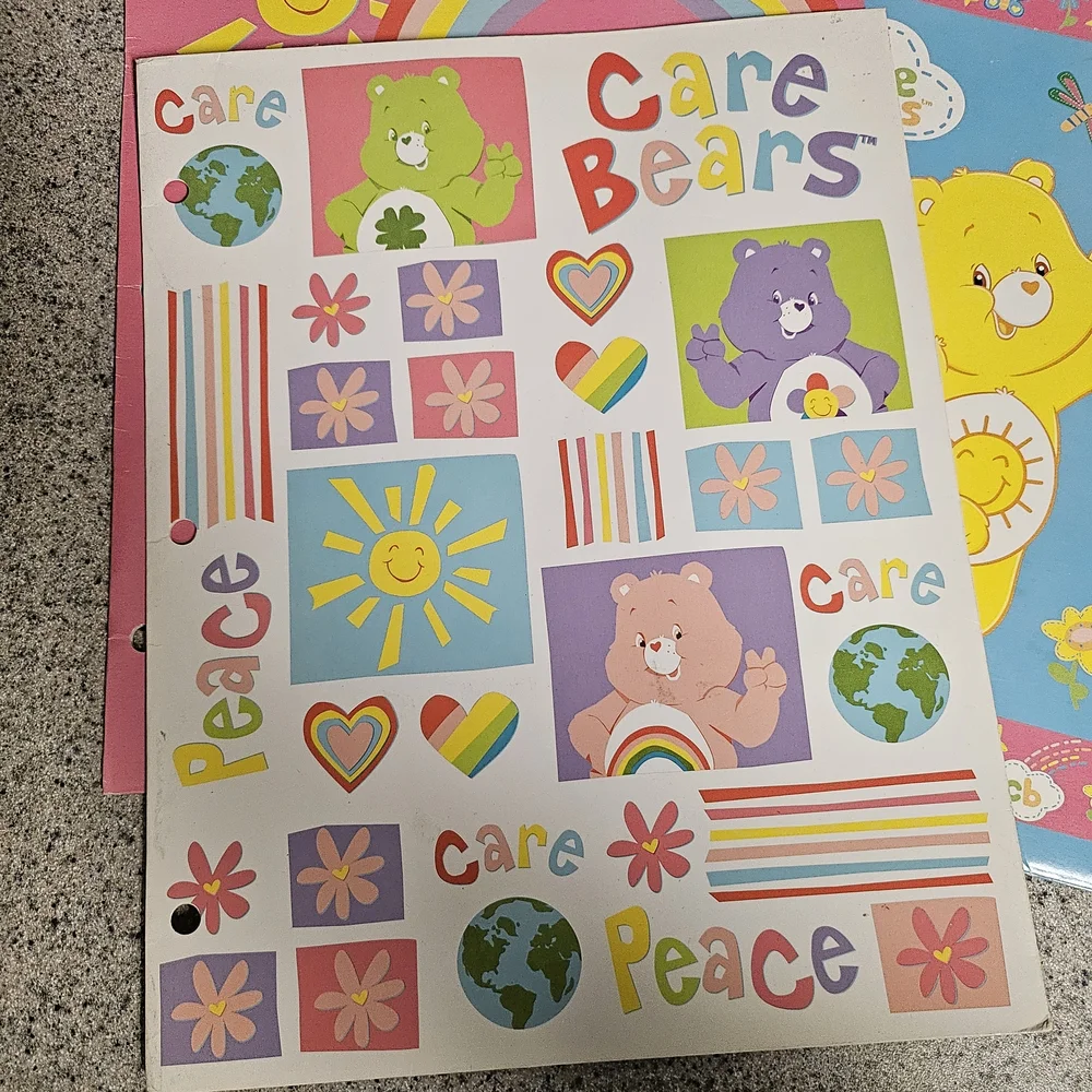 Care Bears & Strawberry - Bright Pastel Characters